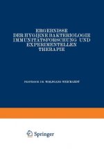 Ergebnisse Der Hygiene Bakteriologie Immunitatsforschung Und Experimentellen Therapie