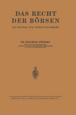 Das Recht Der Boersen