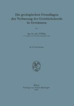 Geologischen Grundlagen Der Verbauung Der Geschiebeherde in Gew ssern