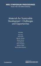 Materials for Sustainable Development - Challenges and Opportunities: Volume 1492