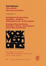 Geologische Vorerkundung. Tunnelbau - Bergbau - Gebirgssicherung - Kraftwerksbau / Geological Reconnaissance. Tunneling - Mining - Rock Support - Powe