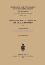 Entstehung Und Stoffbestand Der Salzlagerstatten