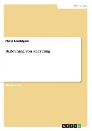 Bedeutung von Recycling