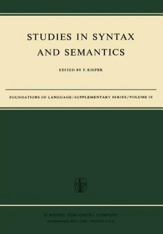 Studies in Syntax and Semantics