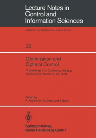 Optimization and Optimal Control