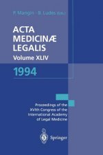 Acta Medicinae Legalis. Volume XLIV. 1994