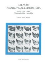 Atlas of Neotropical Lepidoptera