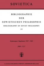 Bibliographie Der Sowjetischen Philosophie / Bibliography of Soviet Philosophy