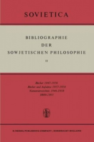 Bibliographie der Sowjetischen Philosophie