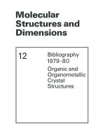 Molecular Structures and Dimensions