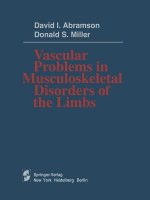 Vascular Problems in Musculoskeletal Disorders of the Limbs
