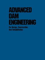 Advanced Dam Engineering for Design, Construction, and Rehabilitation