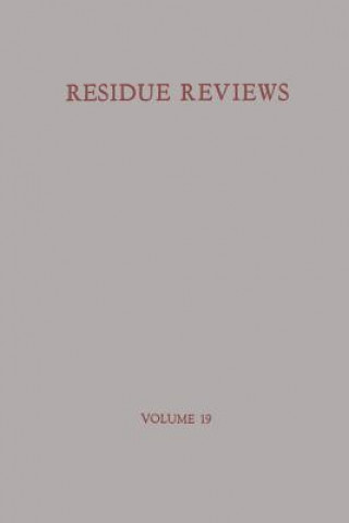 Residue Reviews/Ruckstandsberichte