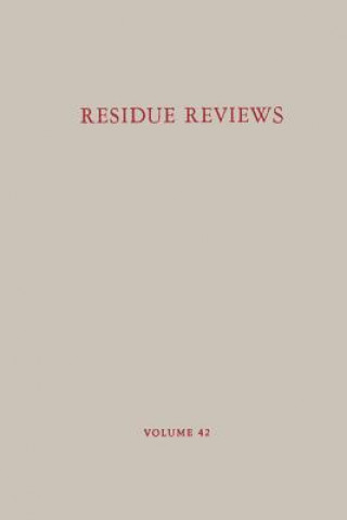 Residue Reviews/Ruckstands-Berichte