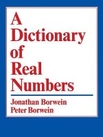 Dictionary of Real Numbers