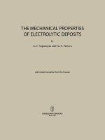 Mechanical Properties of Electrolytic Deposits
