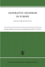 Generative Grammar in Europe