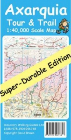 Axarquia Tour & Trail Map Super-durable Edition