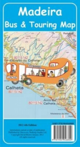 Madeira Bus & Touring Map 4th Edition 2012