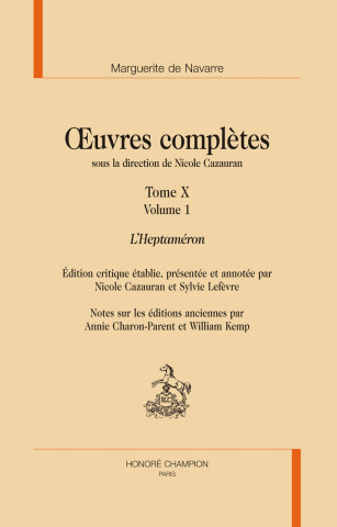 Oeuvres Comp T10 Lheptameron 3 Vols