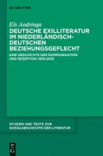 Deutsche Exilliteratur Im Niederlandisch-Deutschen Beziehungsgeflecht
