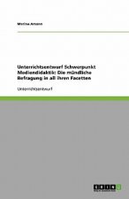 Unterrichtsentwurf Schwerpunkt Mediendidaktik