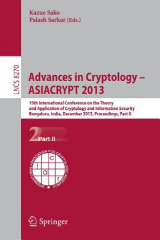Advances in Cryptology -- ASIACRYPT 2013, 1