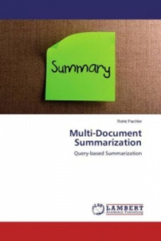 Multi-Document Summarization