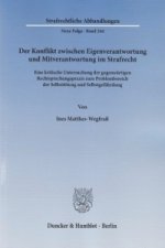 Der Konflikt zwischen Eigenverantwortung und Mitverantwortung im Strafrecht.