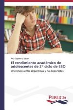 rendimiento academico de adolescentes de 2 Degrees ciclo de ESO