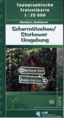 Topographische Freizeitkarte Brandenburg Scharmützelsee, Storkower Umgebung