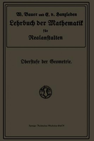 Lehrbuch Der Mathematik Fur Realanstalten