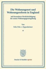 Die Wohnungsnot und Wohnungsreform in England