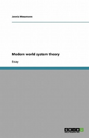Modern world system theory