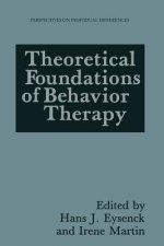 Theoretical Foundations of Behavior Therapy