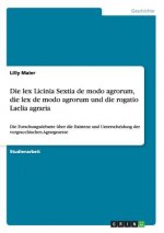 lex Licinia Sextia de modo agrorum, die lex de modo agrorum und die rogatio Laelia agraria