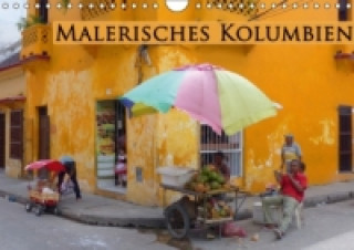 Malerisches Kolumbien (Wandkalender immerwährend DIN A4 quer)