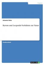 Byrons und Leopardis Verhältnis zur Natur