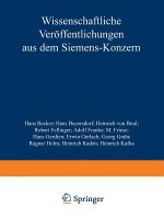 Wissenschaftliche Veroeffentlichungen Aus Dem Siemens-Konzern