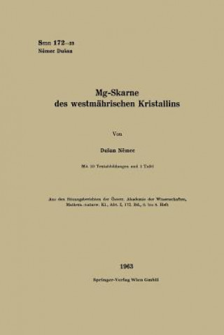 Mg-Skarne Des Westmahrischen Kristallins