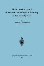 Numerical Record of University Attendance in Germany in the Last Fifty Years
