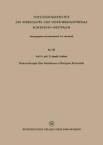 Untersuchungen  ber Reaktionen in Fl ssigem Ammoniak