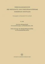 Untersuchungen Der Bindemitteleigenschaften Von Braunkohlenfilteraschen