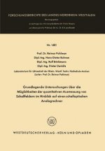 Grundlegende Untersuchungen UEber Die Moeglichkeiten Der Quantitativen Ausmessung Von Schallfeldern Im Hinblick Auf Einen Schalloptischen Analogrechne