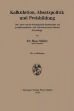Kalkulation, Absatzpolitik und Preisbildung, 1