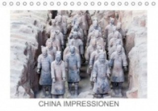 China Impressionen (Tischkalender immerwährend DIN A5 quer)