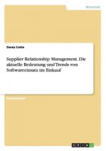 Supplier Relationship Management. Die aktuelle Bedeutung und Trends von Softwareeinsatz im Einkauf