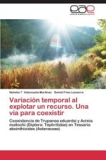 Variacion temporal al explotar un recurso. Una via para coexistir
