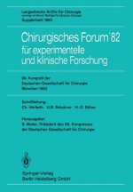 Chirurgisches Forum 82 Fur Experimentelle Und Klinische Forschung