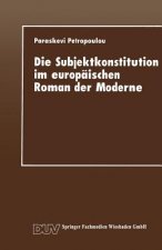Die Subjektkonstitution Im Europ ischen Roman Der Moderne